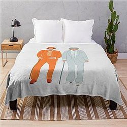 Dumb and Dumber Suits Throw Blanket
