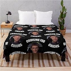 Dumb And Dumber Cruising For Chicks Throw Blanket