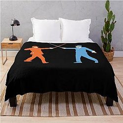 Dumb and Dumber on Guard Mens Best Throw Blanket