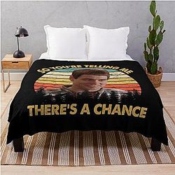 Dumb So You're Telling Me There's A Chance Vintage Throw Blanket