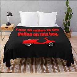 Dumb and Dumber - I Get 70 Miles to the Gallon on This Hog Throw Blanket