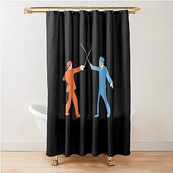 Dumb and Dumber On Guard Shower Curtain