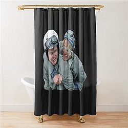 Dumb and Dumber Bike Ride Shower Curtain