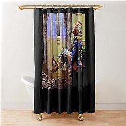 Poster Dumber Lover Gifts Shower Curtain
