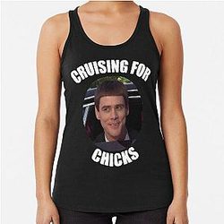 Dumb and Dumber Cruising for Chicks Racerback Tank Top