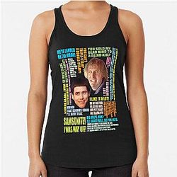 Picture Dumb Mens Racerback Tank Top