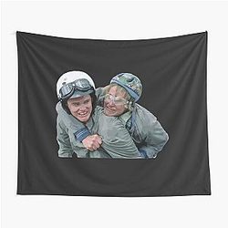 Dumb and Dumber Bike Ride Tapestry