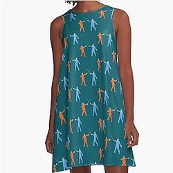 Dumb and Dumber Guard! A-Line Dress