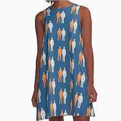 Dumb and Suits A-Line Dress