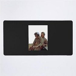 Dumb and Dumber Bike Ride Desk Mat