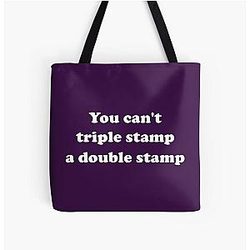 Dumb and Dumber You Can't Triple Stamp A Double Stamp All Over Print Tote Bag