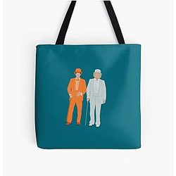 Dumb and Dumber Suits All Over Print Tote Bag