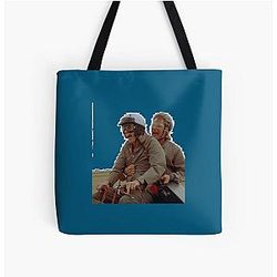 Dumb and Dumber Bike Ride All Over Print Tote Bag