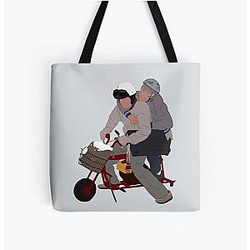 Dumb and Mini Bike All Over Print Tote Bag