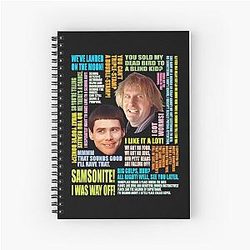 Picture Dumb Dumber Mens Best Spiral Notebook