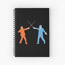 Dumb and Dumber On Guard Spiral Notebook