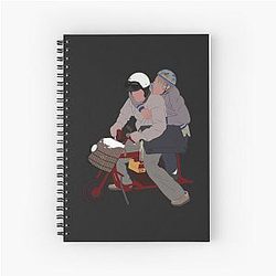 Dumb and Dumber Mini Bike Spiral Notebook