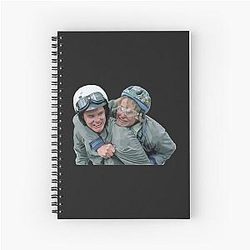Dumb and Dumber - Bike Ride Spiral Notebook