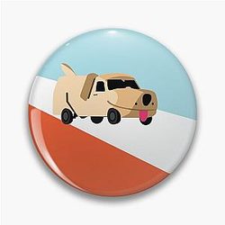 Dumb and Dumber Graphic Art Pin