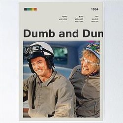 Retro Dumb Dumber Bike Ride Poster