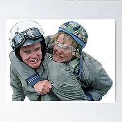 Dumb and Dumber Bike Ride Poster