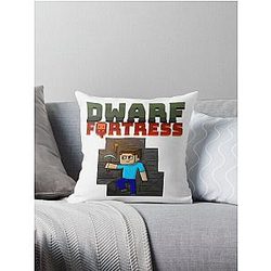 Dwarf fortress Throw Pillow