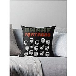 dwarf fortress Throw Pillow