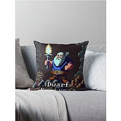 Zerg Fortress Dwarf Dwarf Fortress - Artwork by Pitasso Throw Pillow