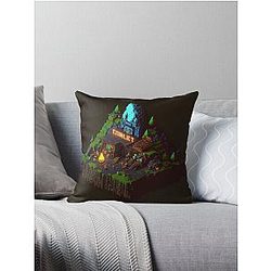 Zerg Fortress Dwarf Dwarf Fortress - Artwork 2 by Pitasso Throw Pillow