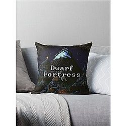 Zerg Fortress Dwarf Dwarf Fortress - Artwork 6 by Pitasso Throw Pillow