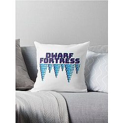 Dwarf Fortress, Dwarf Fortress Map, Dwarf Fortress Game Throw Pillow