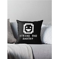 Strike the earth! - Dwarf Fortress Throw Pillow