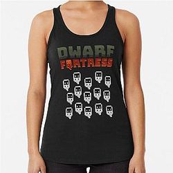 dwarf fortress Racerback Tank Top