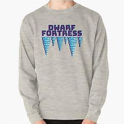 Dwarf Fortress, Dwarf Fortress Map, Dwarf Fortress Game Pullover Sweatshirt