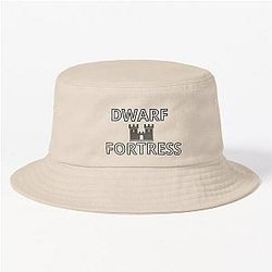 Dwarf Fortress - Because losing is fun Sticker Bucket Hat