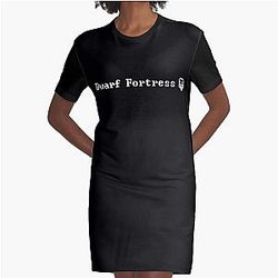 Dwarf Fortress Dwarf  - It Was Inevitable Graphic T-Shirt Dress