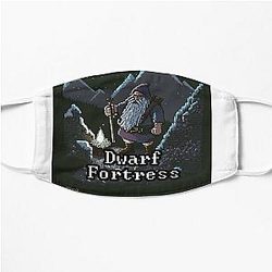 Zerg Fortress Dwarf Dwarf Fortress - Artwork 3 by Pitasso Flat Mask
