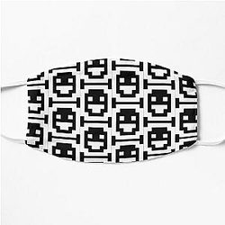 Dwarf Fortress White Flat Mask