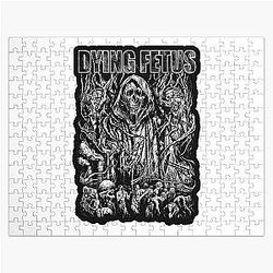 Beautiful Model Dying Fetus Music Artwork Music Vintage Retro Jigsaw Puzzle RB1412