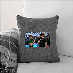 Marcus Dyrus Hill Old Man Strength Graphic Marcus Dyrus Hill Pillows Cover