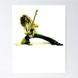 Eddie Ván Hálén Guitar Legend Black Summer Fashion Old Fashioned Cheap Design Love  Poster