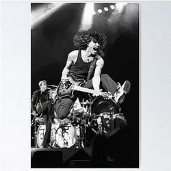 Eddie VanHalen BW Photograph Poster