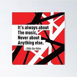 Iconic guitars: Eddie Van Halen Poster
