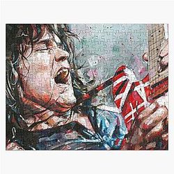 Eddie van Halen painting Jigsaw Puzzle