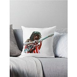 Eddie Van Halen Guitarist  Throw Pillow