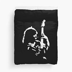 guitare hommes eddie van Duvet Cover