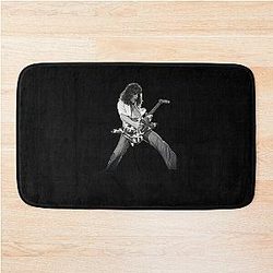 Men's Rock Guitarist EdDie VanHalen T-Shirt Bath Mat