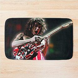 Eddie Van Halen EVH Guitar Solo Artwork Bath Mat
