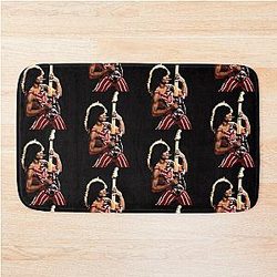 eddie the legend rock  Bath Mat