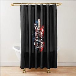 eddie the legend rock Shower Curtain